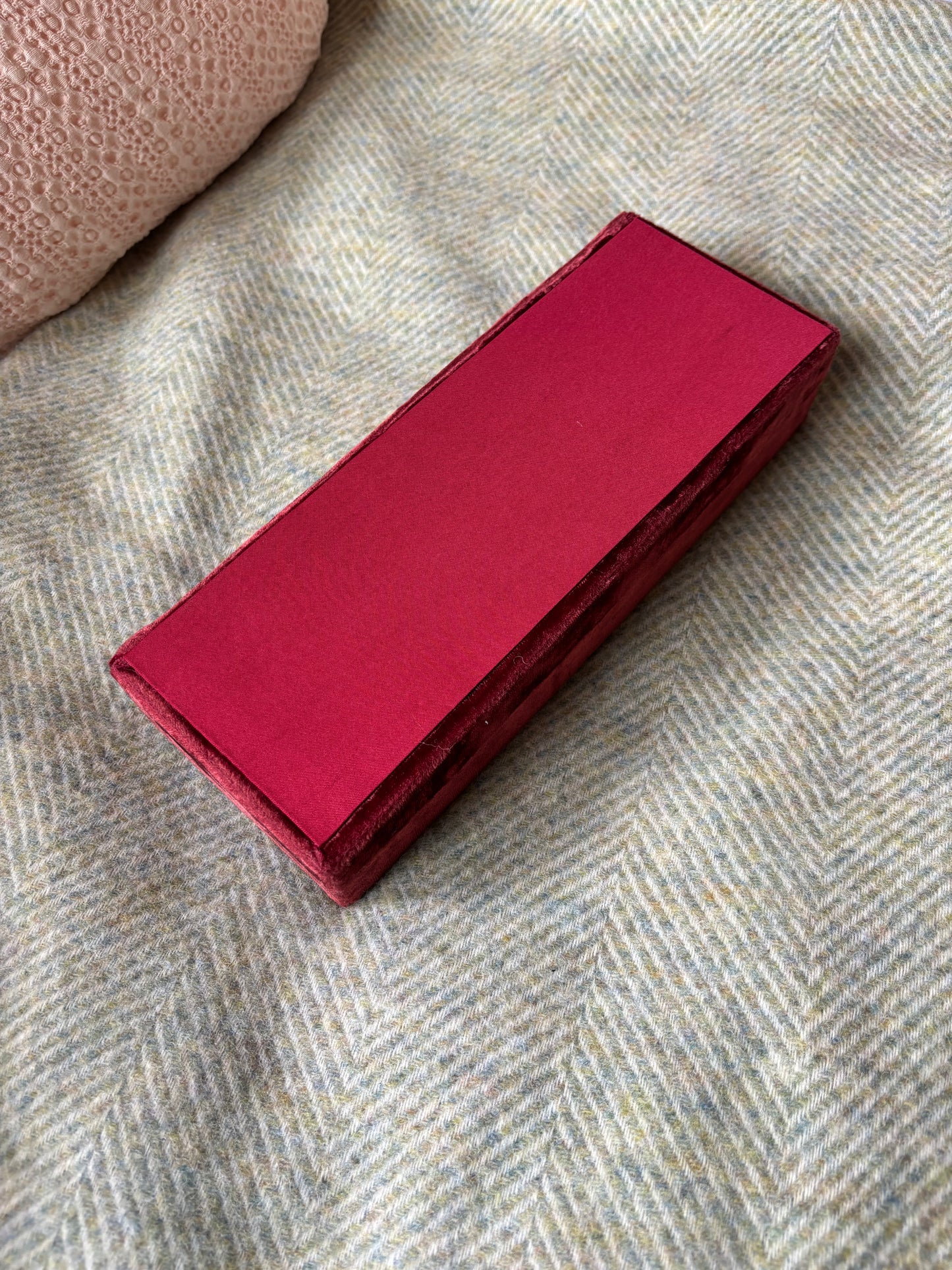 Velvet Jewellery Box | Up-cycled Vintage Box