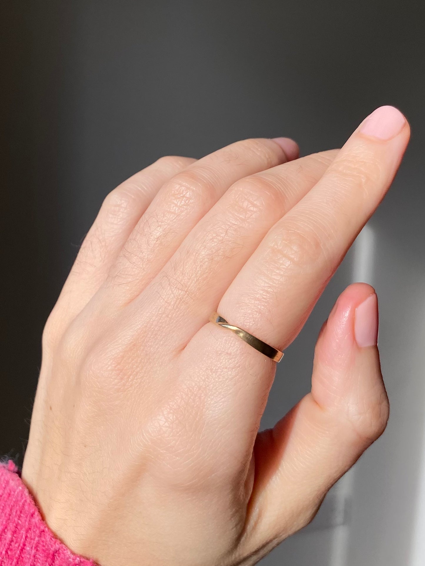 Vintage 9ct Gold Twist Ring