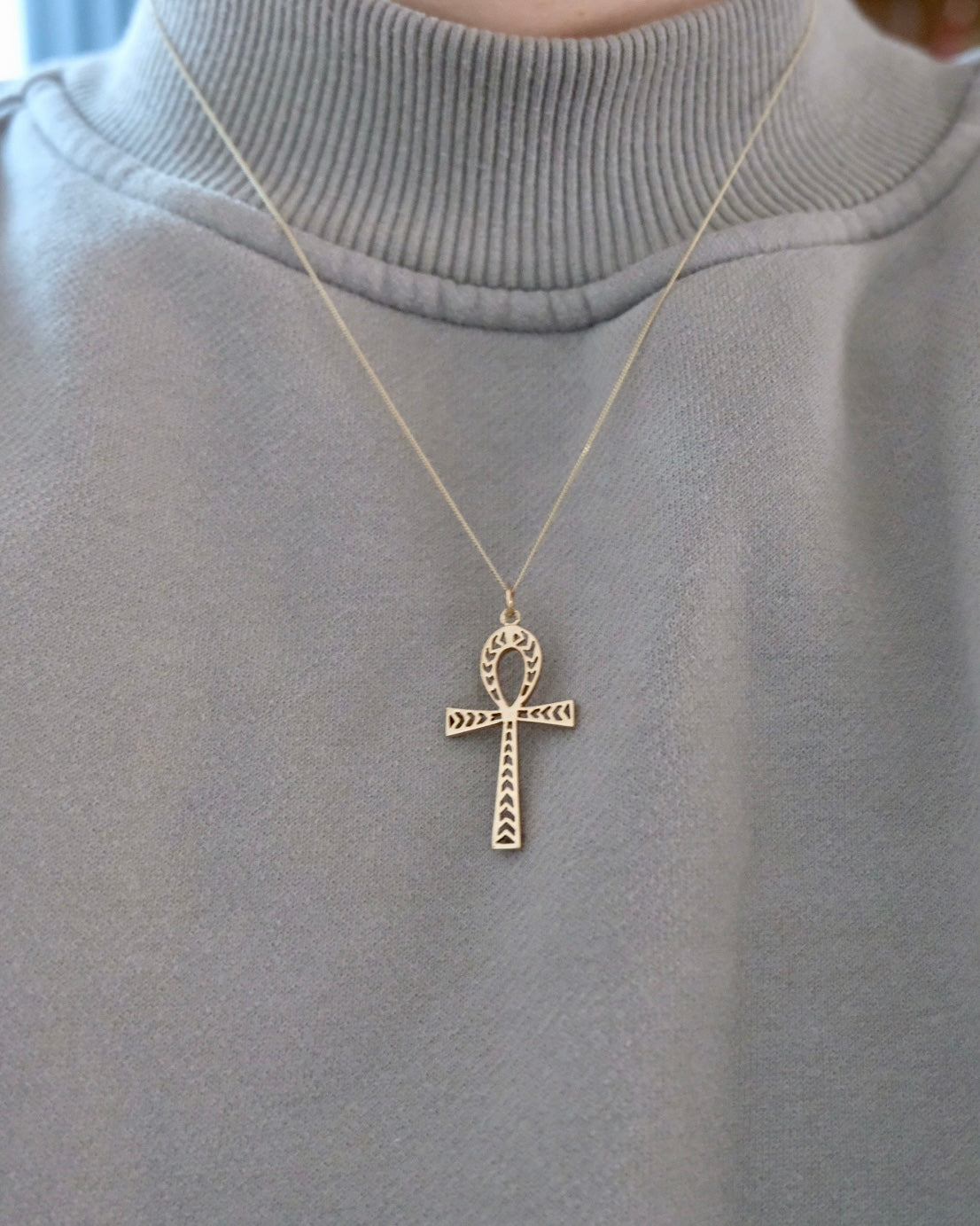 Vintage 9ct Gold Ankh Pendant