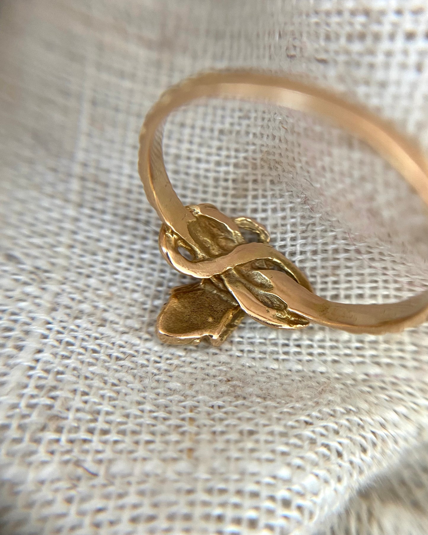 Vintage 14k Gold Cobra Ring | Snake Ring