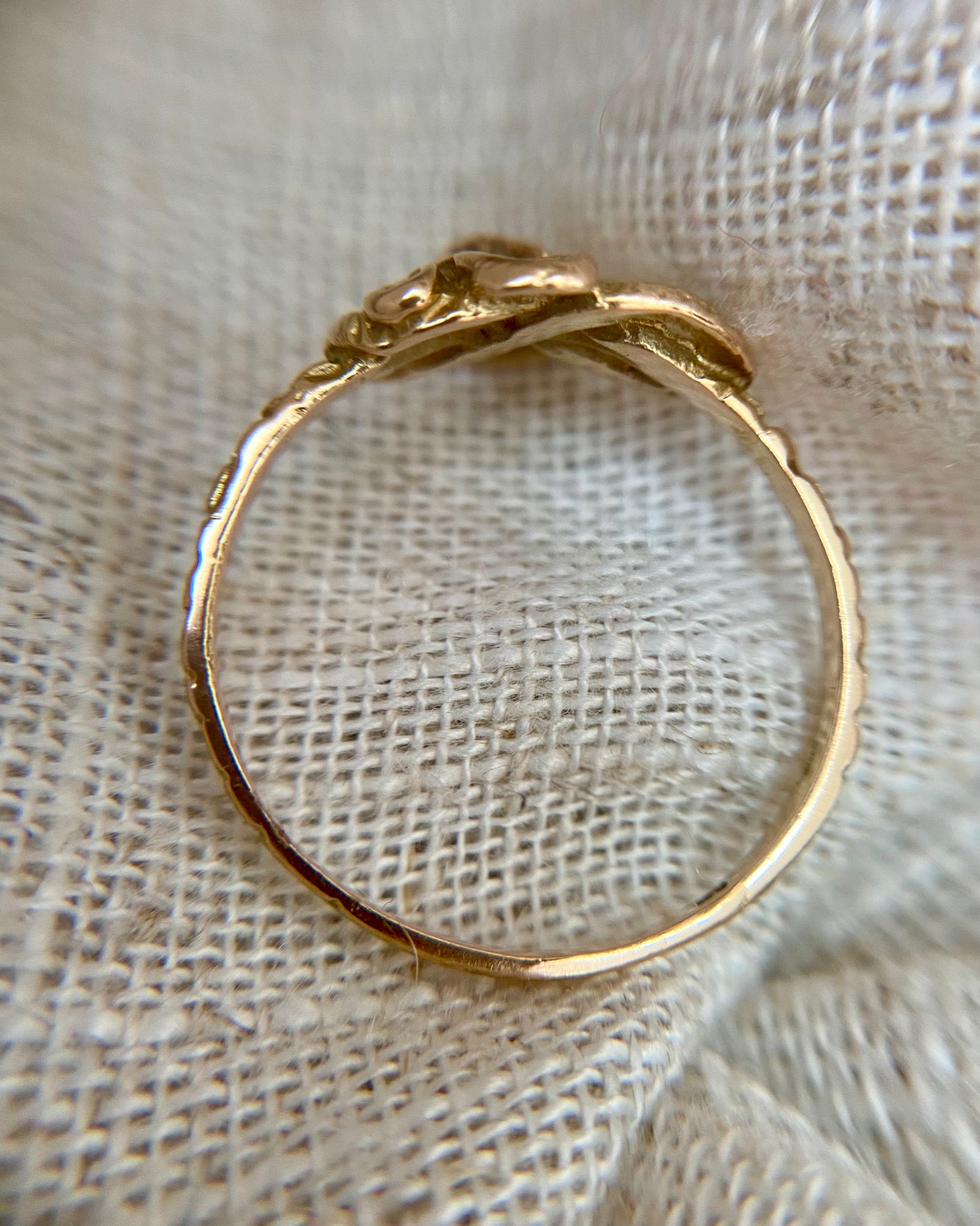 Vintage 14k Gold Cobra Ring | Snake Ring