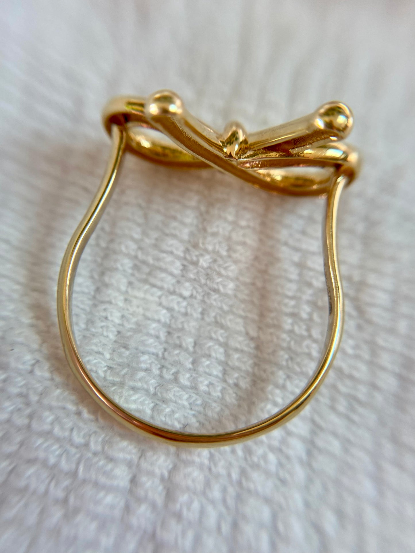 Preloved 9ct Gold Bow Ring