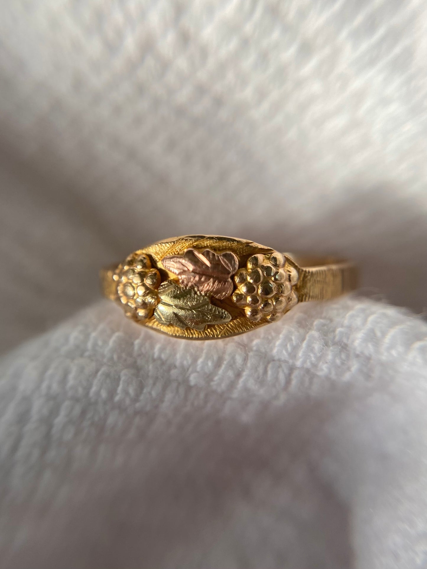 Preloved 10k Black Hills Gold Ring