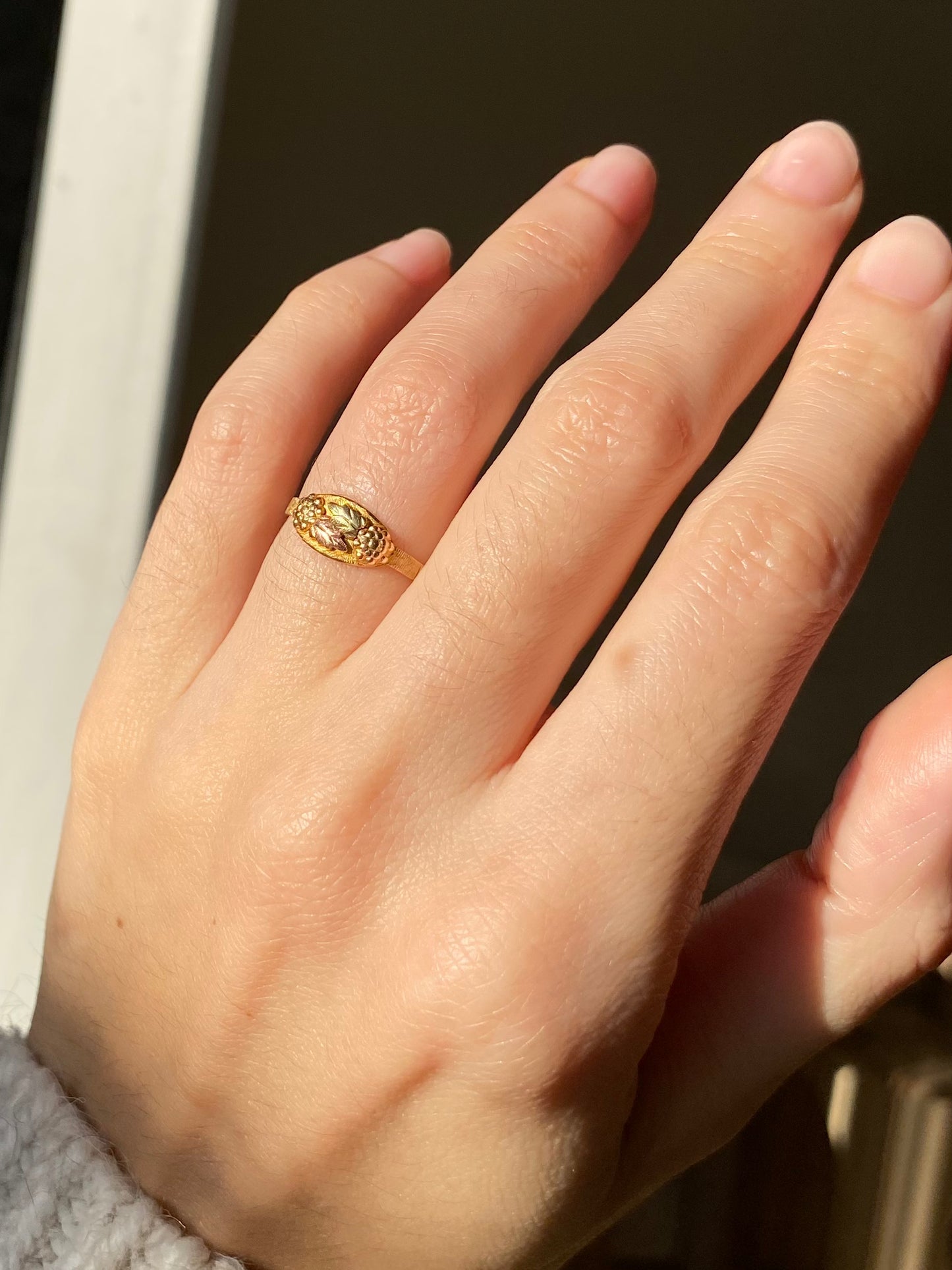 Preloved 10k Black Hills Gold Ring