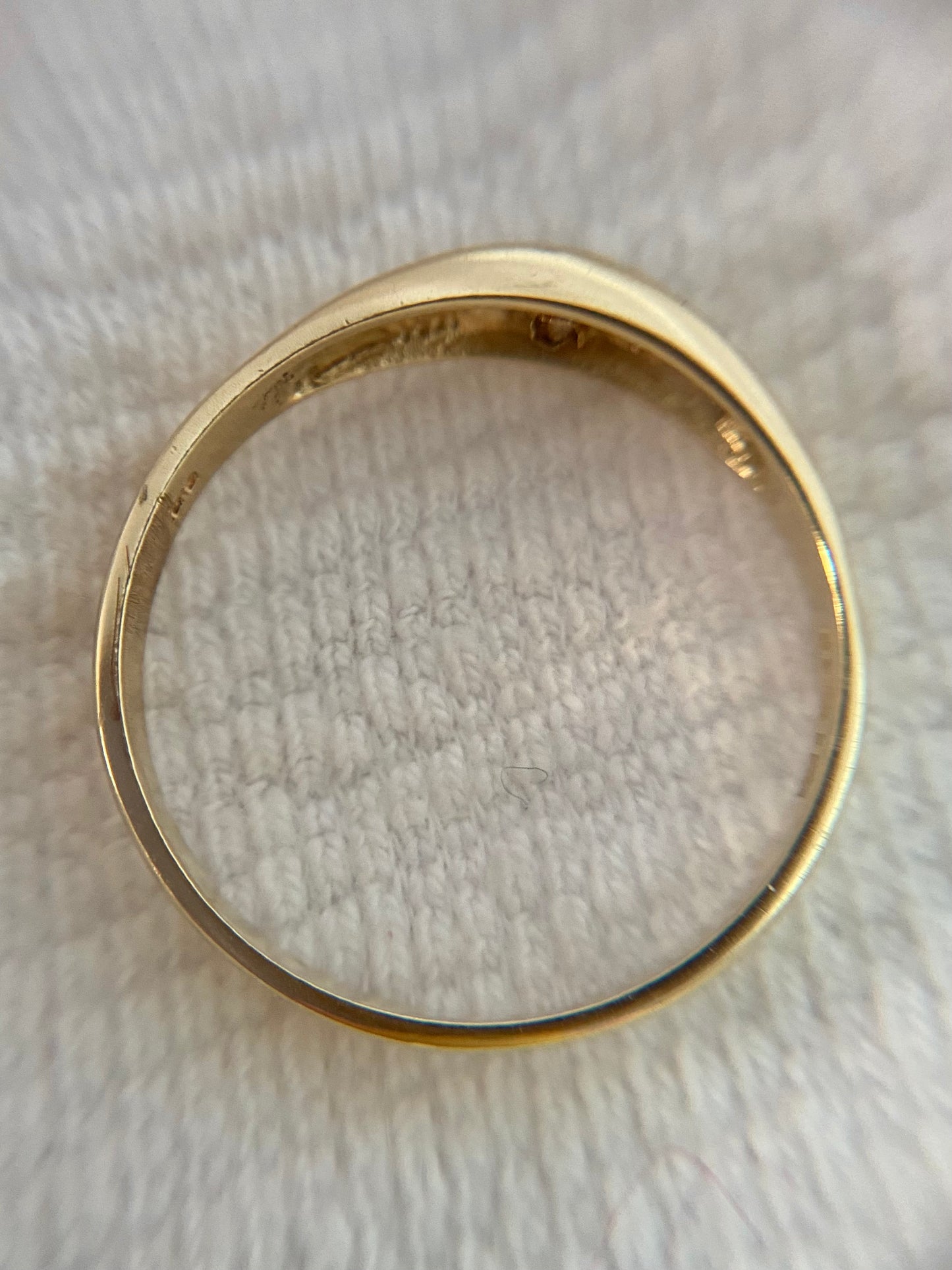 Vintage 9ct Gold Starburst Ring