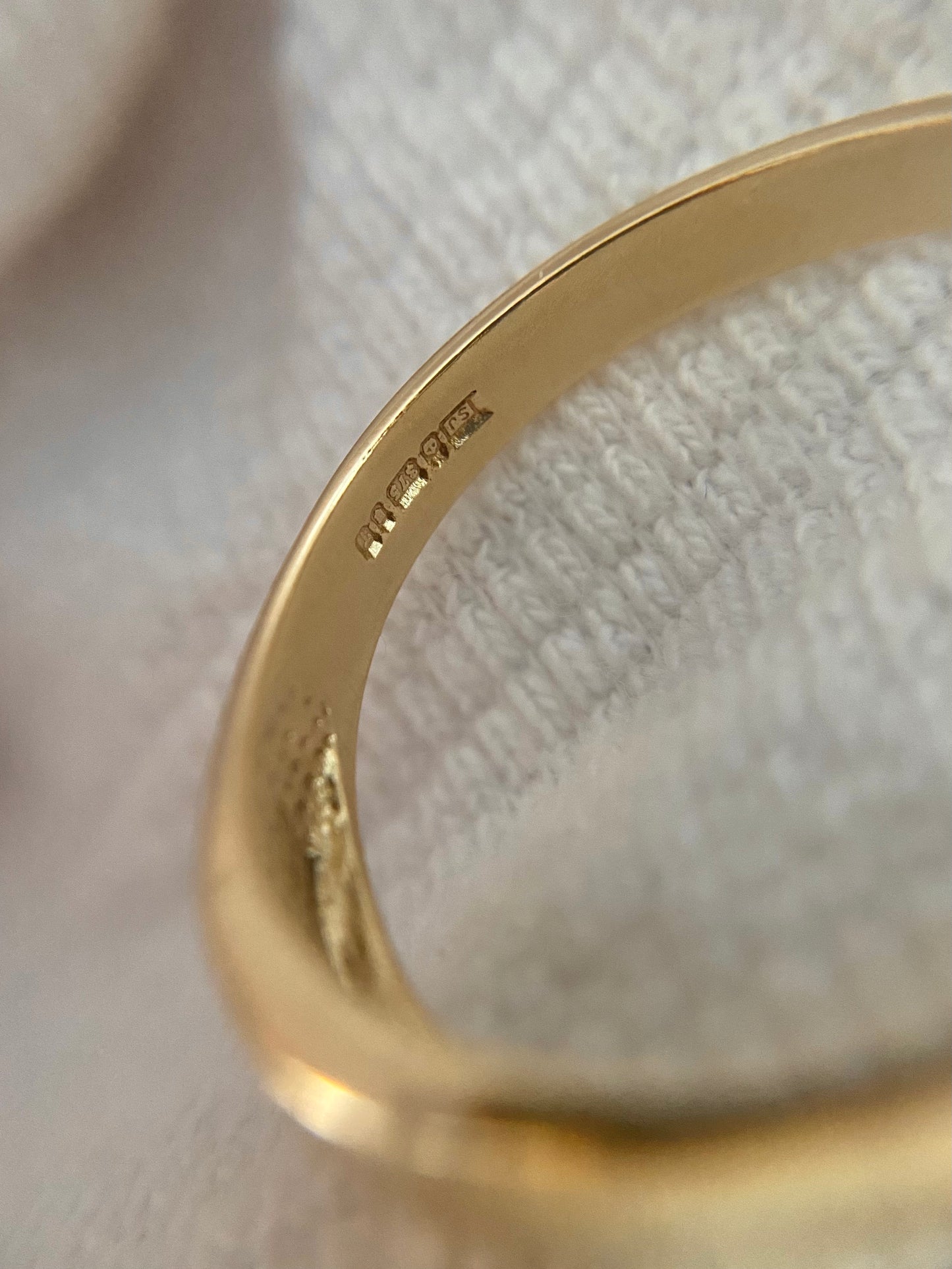 Vintage 9ct Gold Starburst Ring