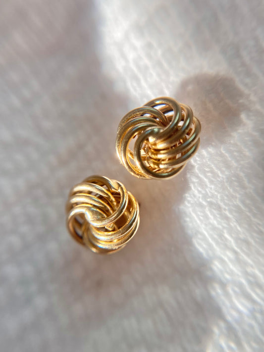 Vintage 9ct Gold Studs