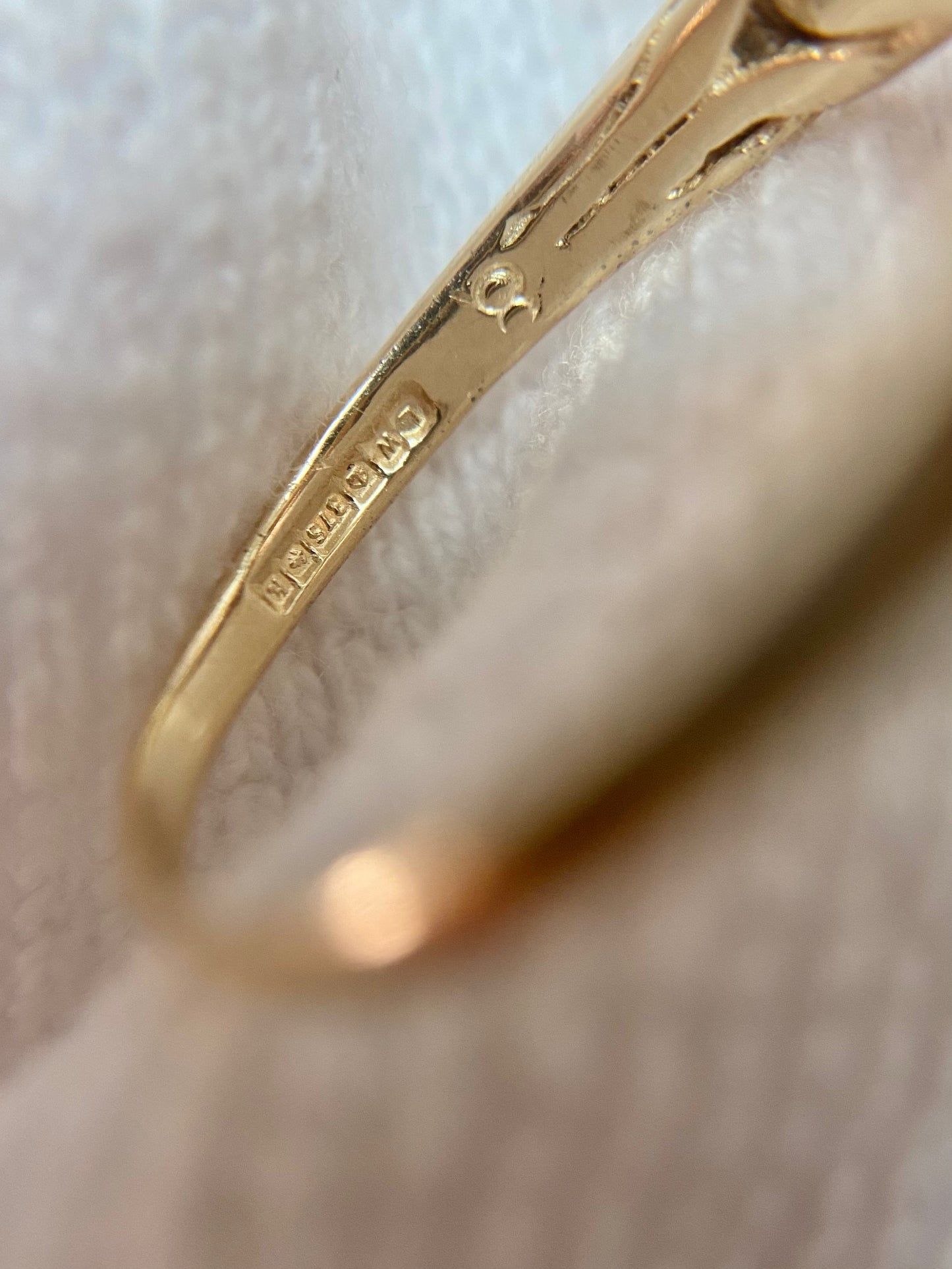 Vintage 9ct Gold Woven Ring