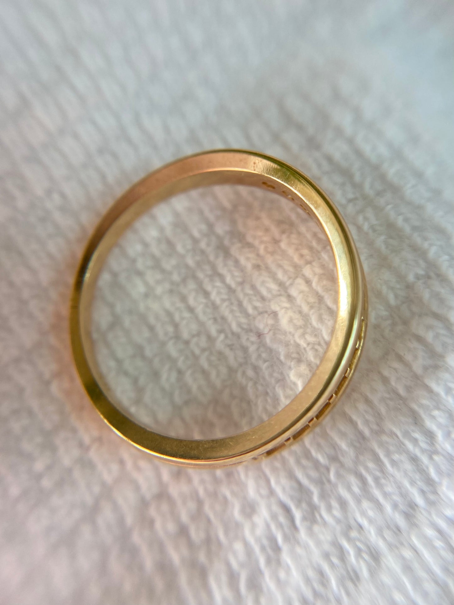 Vintage 18ct Gold Diamond Half Eternity Ring