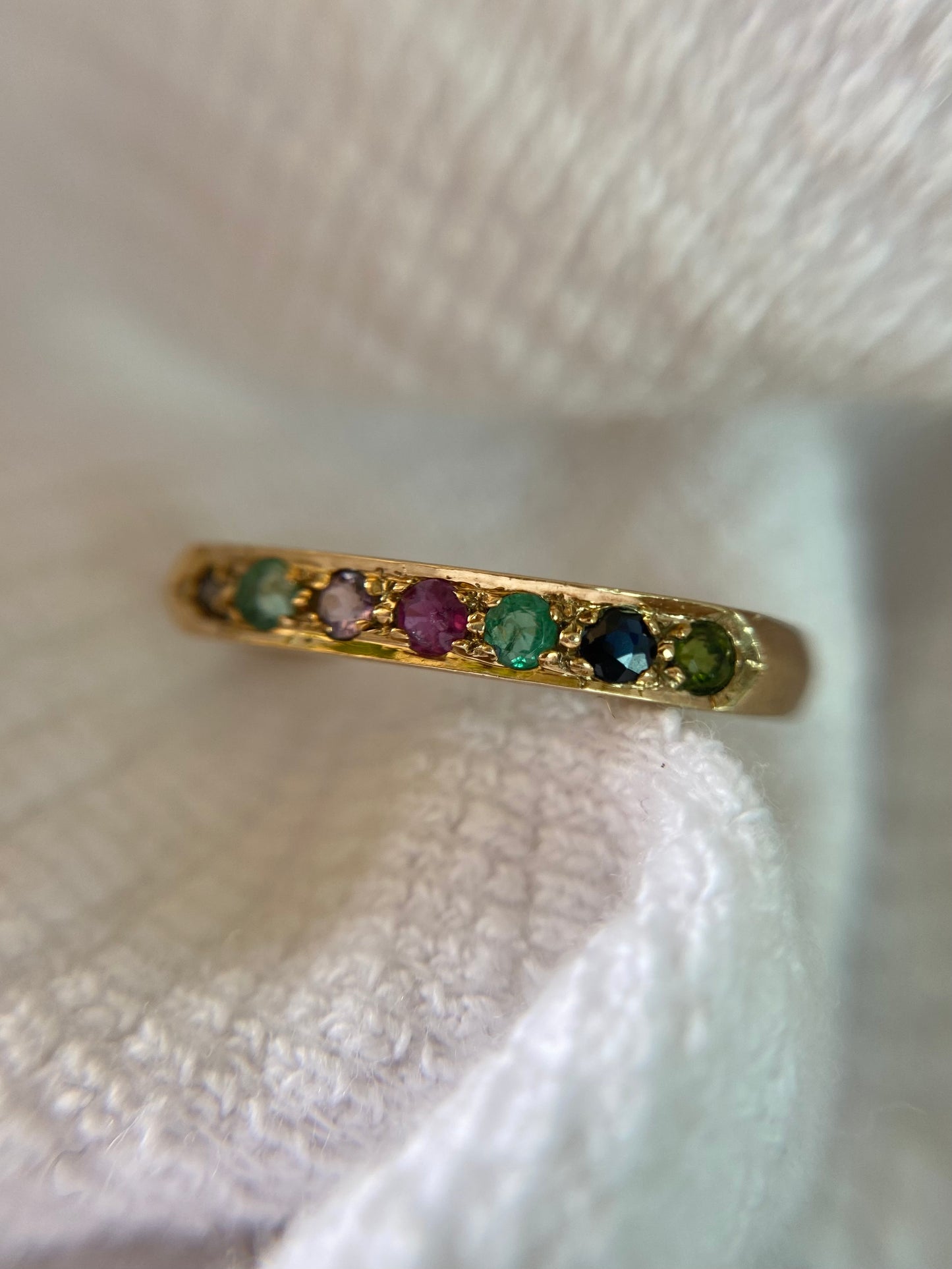 Vintage 9ct Gold DEAREST Ring