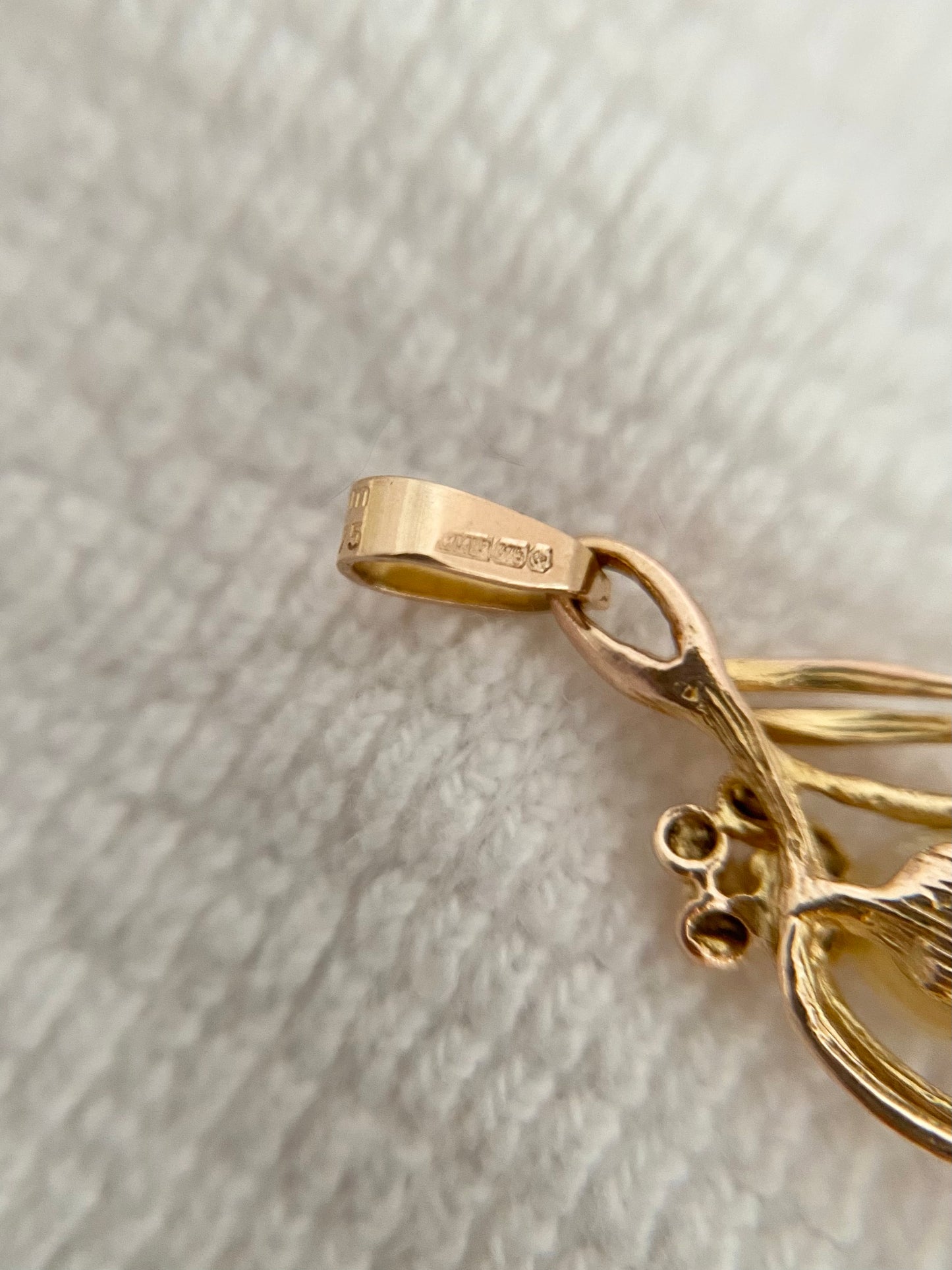 Preloved 9ct Gold Pearl Pendant