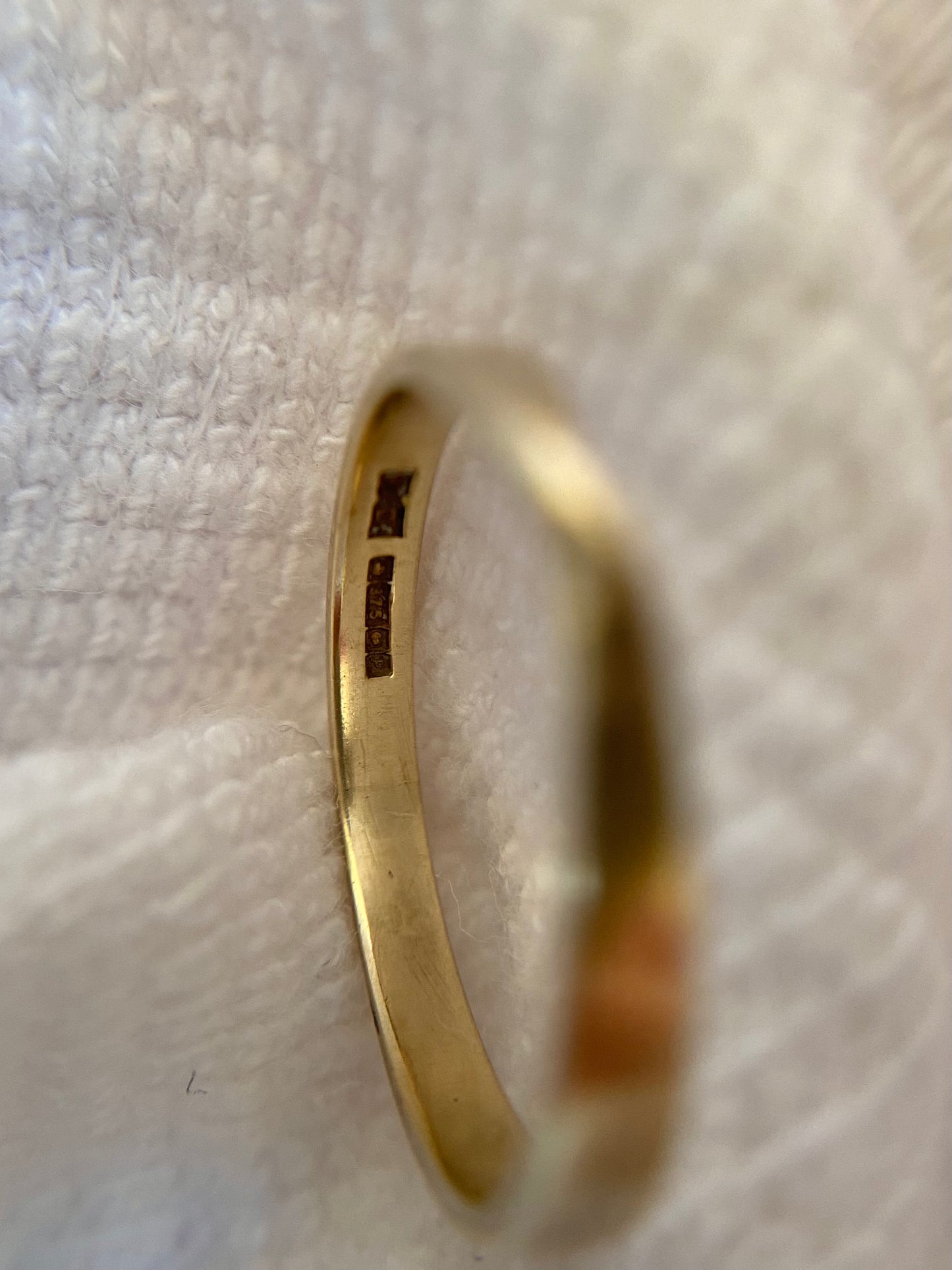 Vintage 9ct Gold Twist Ring