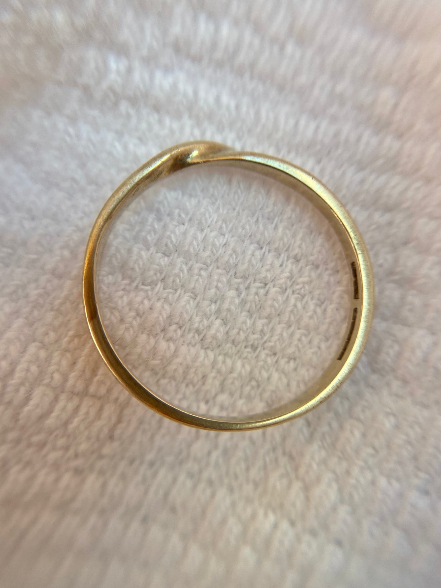Vintage 9ct Gold Twist Ring