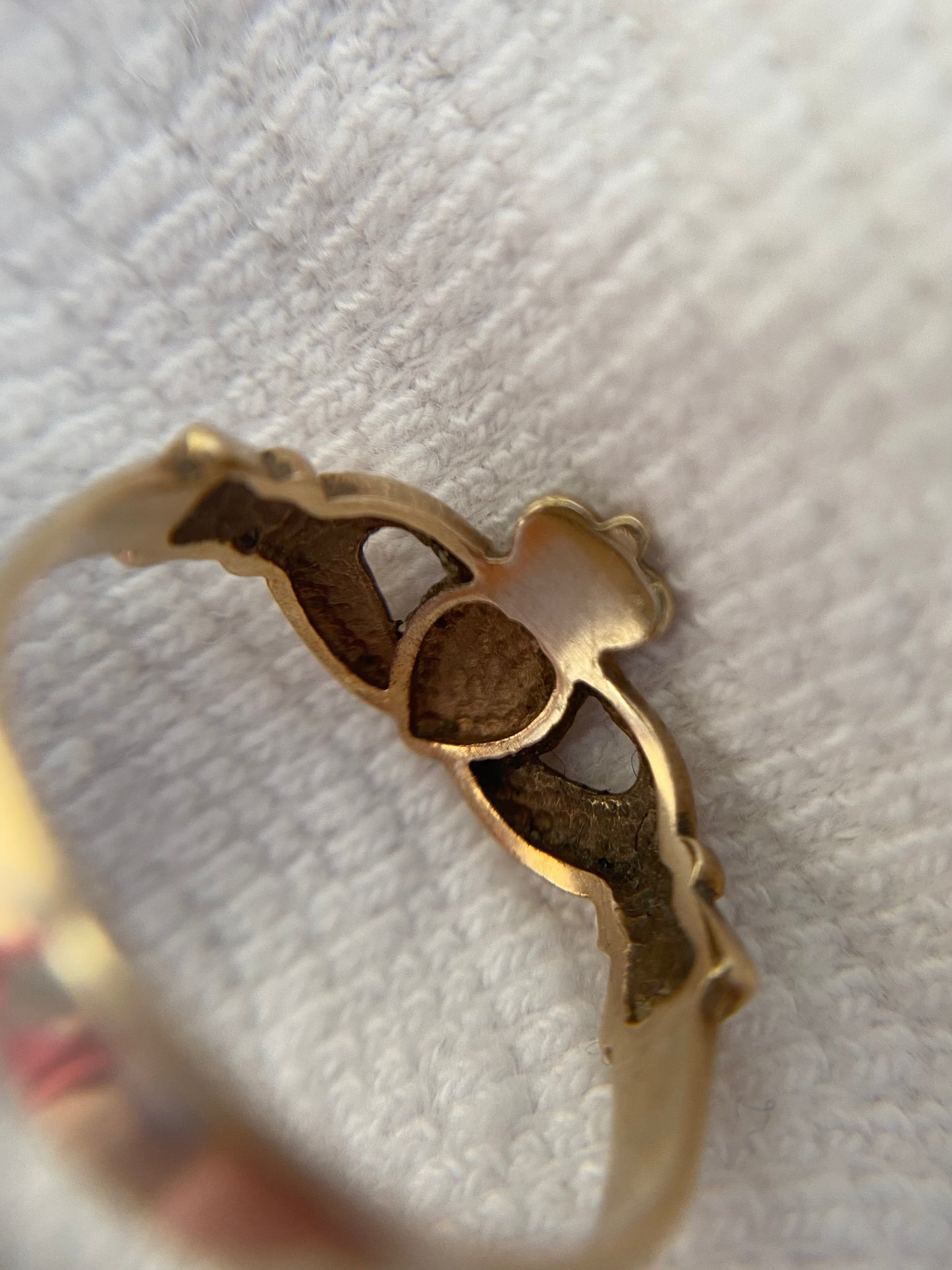 Vintage 9ct Gold Claddagh Ring
