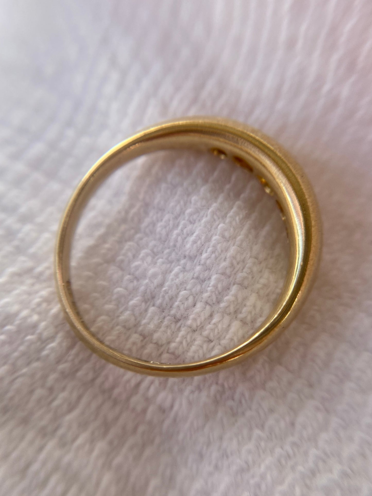 Antique 18ct Gold 5 Diamond Ring