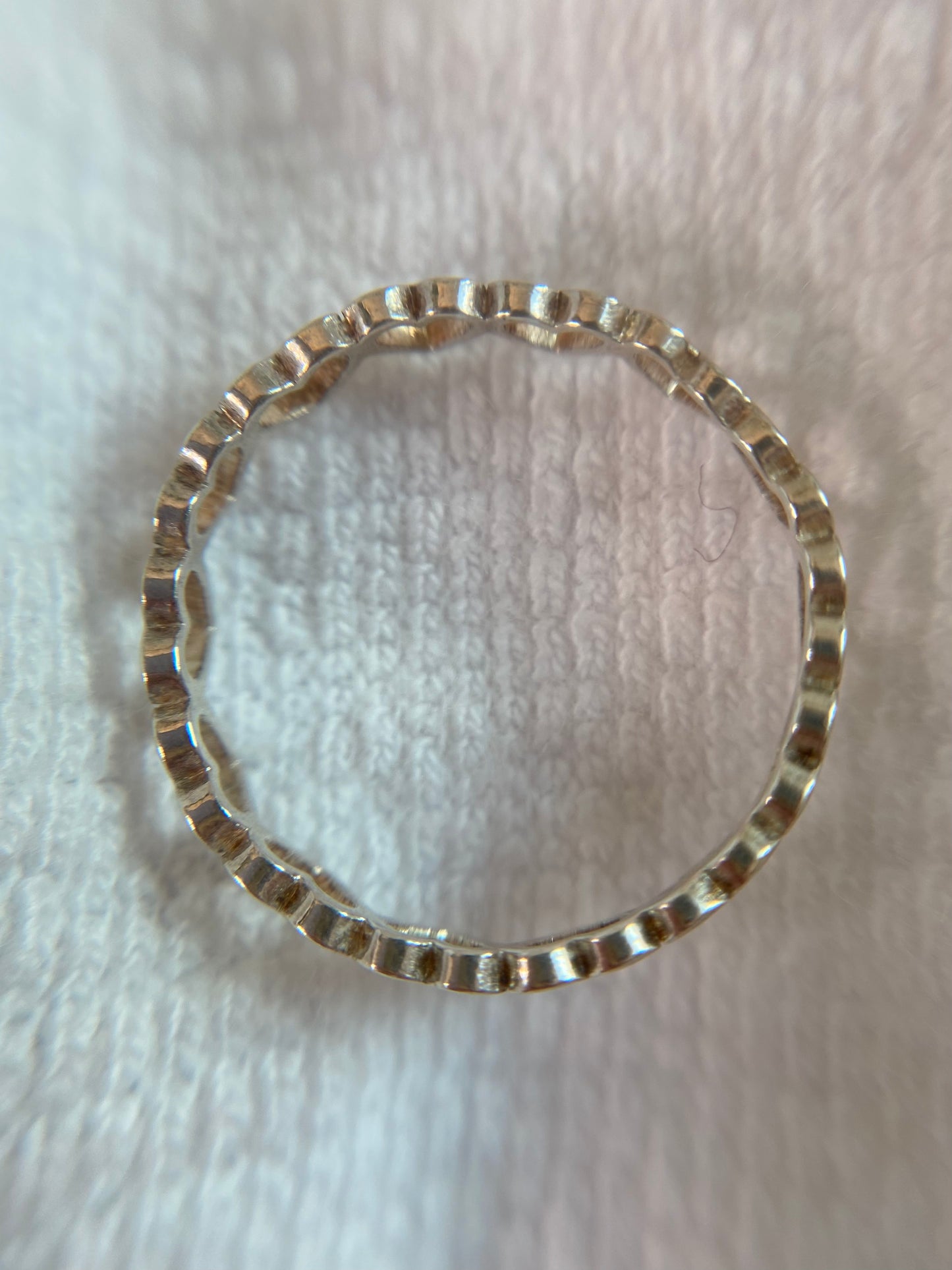 Preloved Silver Hearts Ring