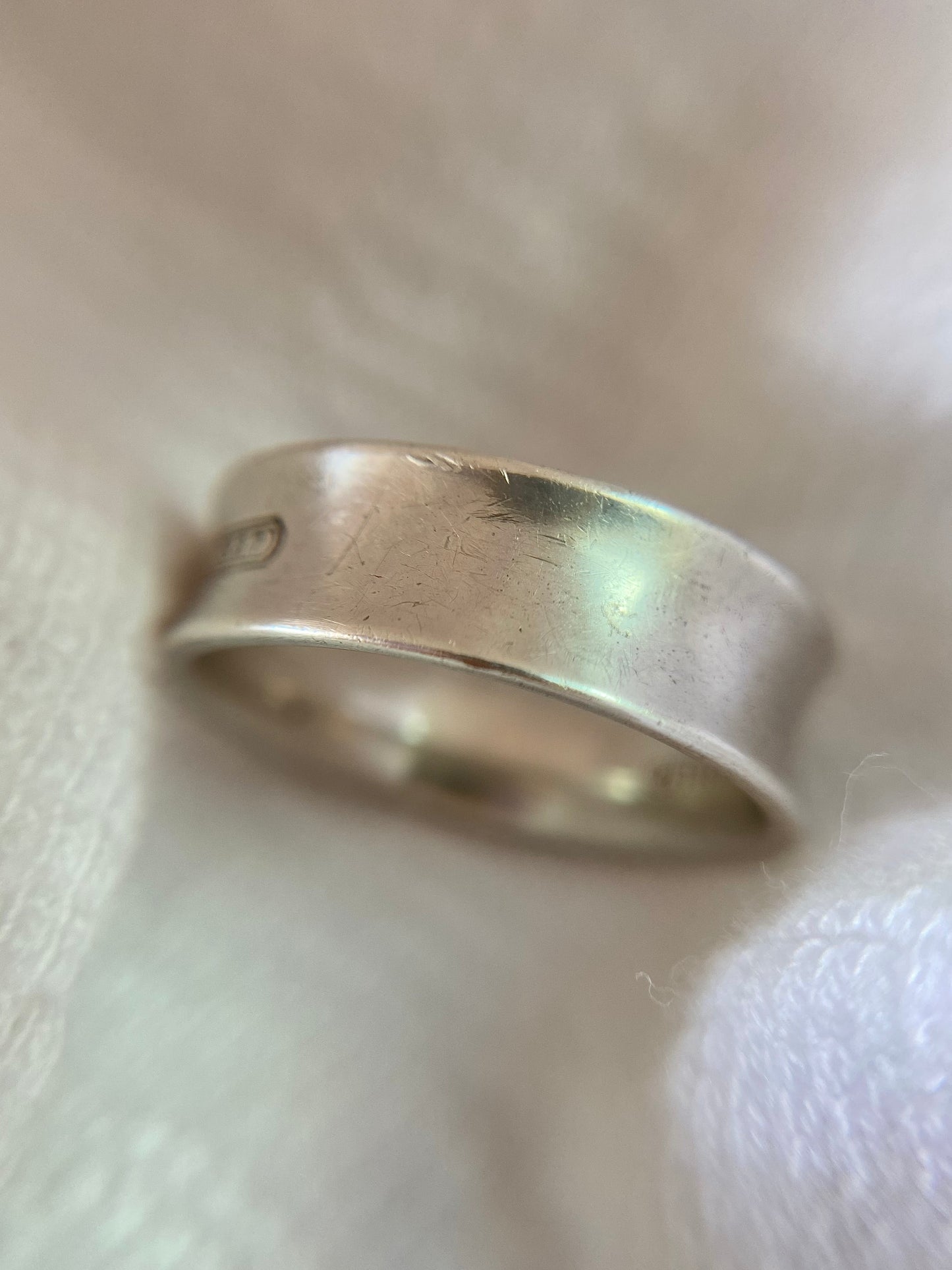 Preloved Silver T & Co "Tiffany 1837" Band