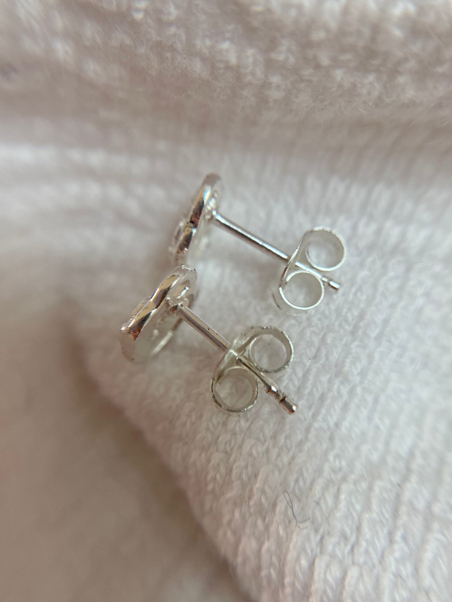 Preloved Silver Padlock Studs