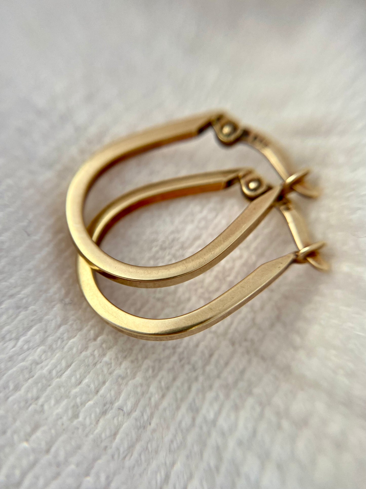 Preloved 9ct Gold Hoop Earrings