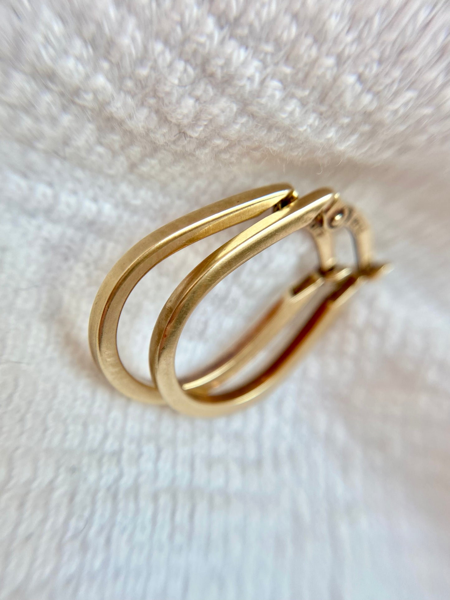Preloved 9ct Gold Hoop Earrings
