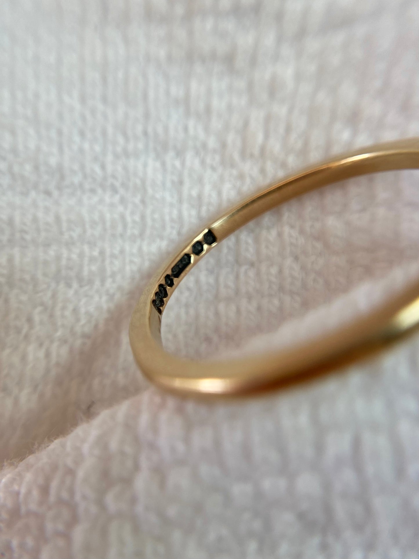 Vintage 9ct Gold Stacking Band
