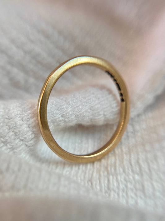Vintage 9ct Gold Stacking Band