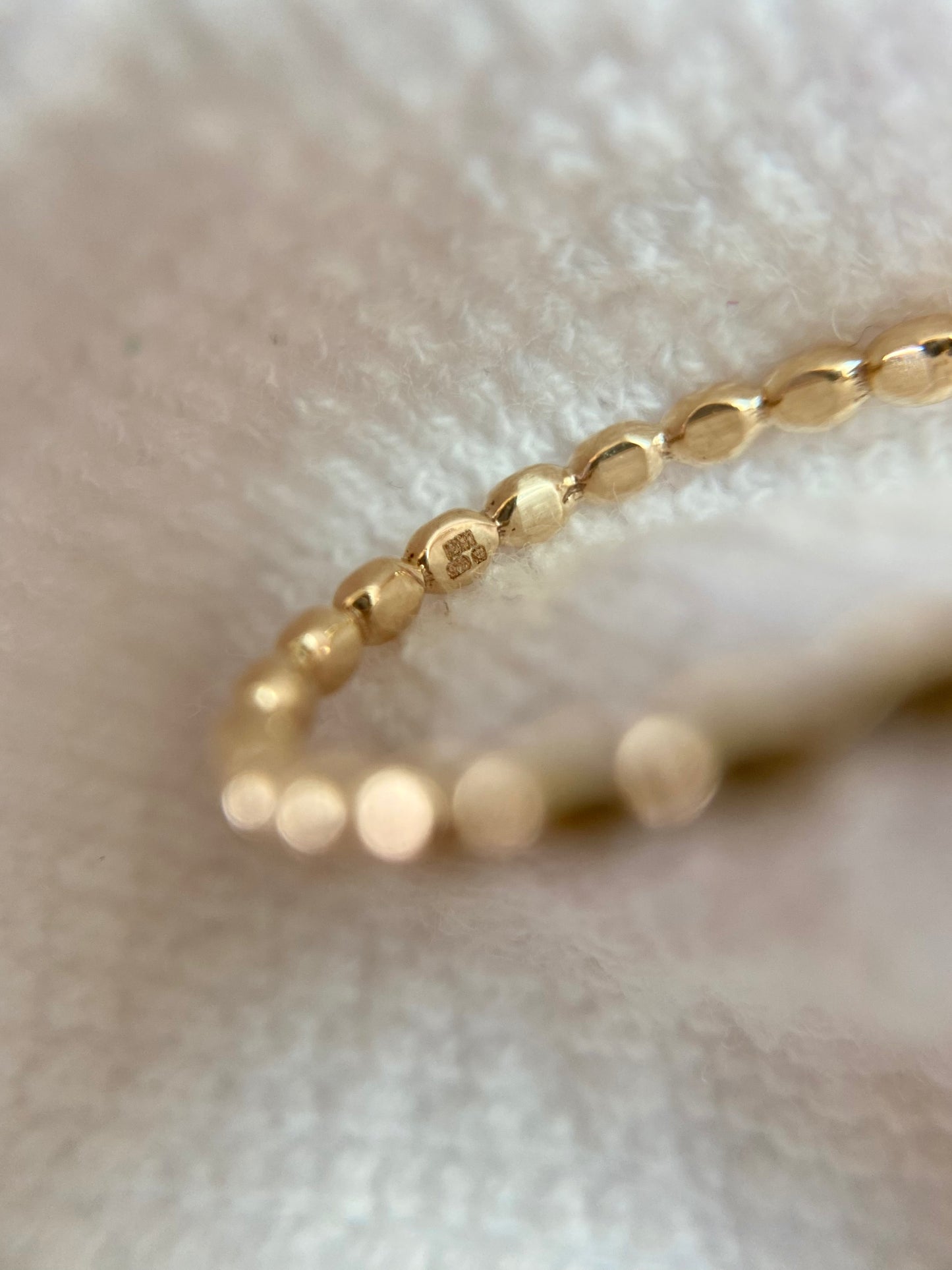 Vintage 9ct Gold Bubble Stacking Band