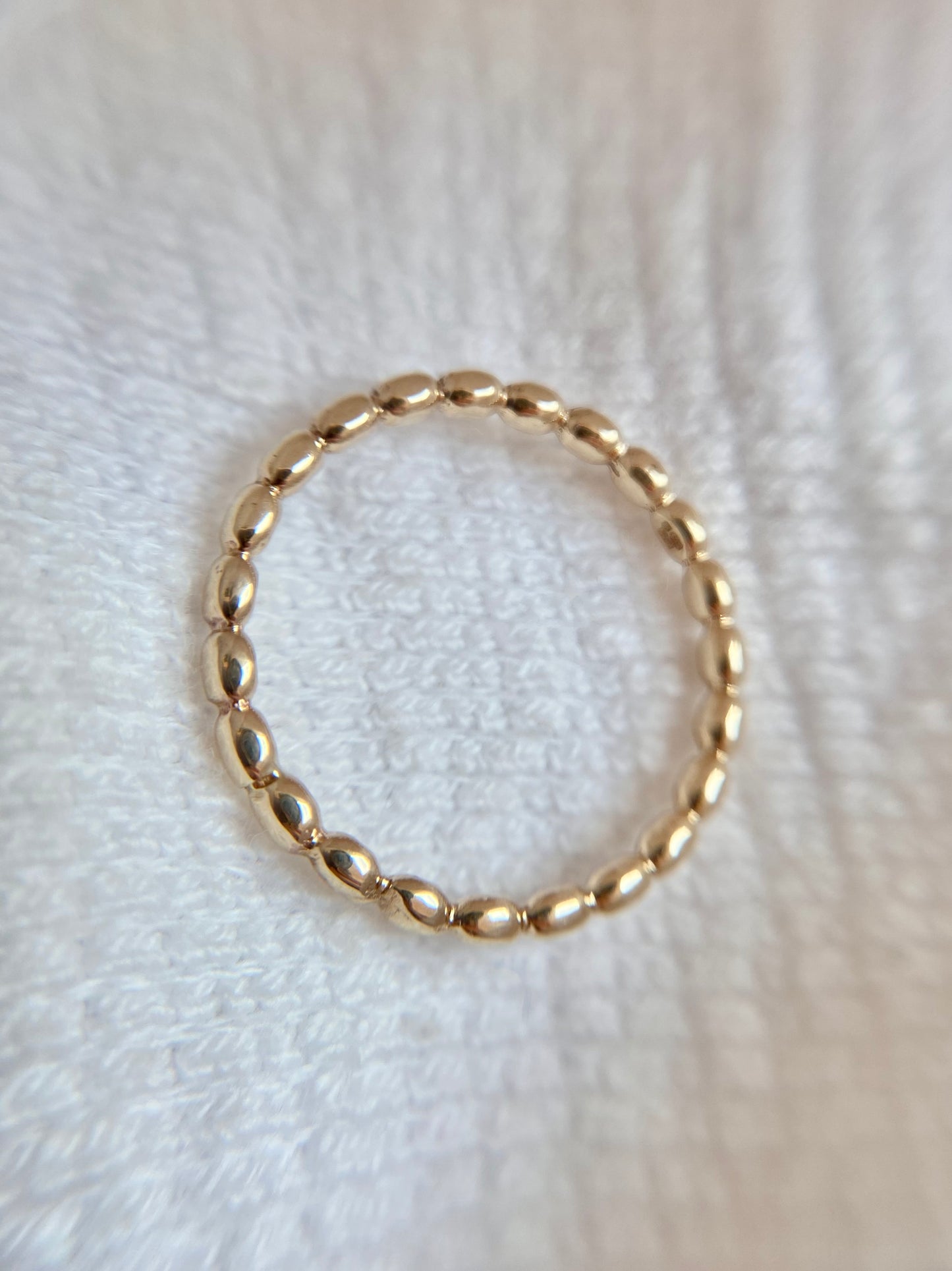 Vintage 9ct Gold Bubble Stacking Band