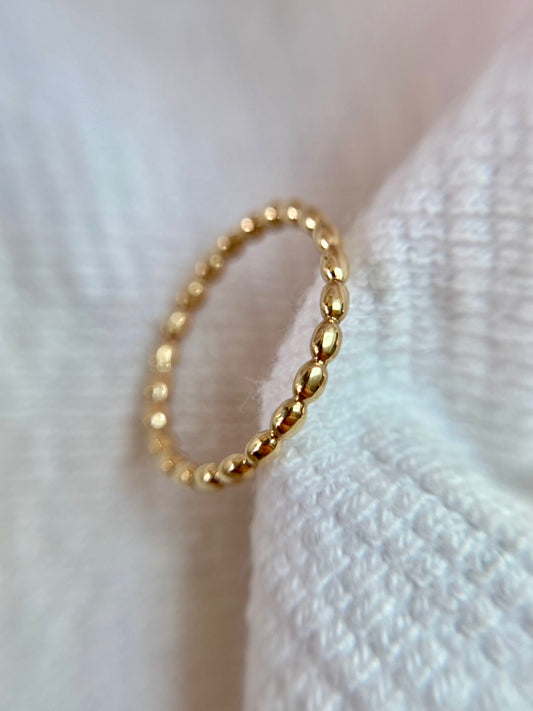 Vintage 9ct Gold Bubble Stacking Band