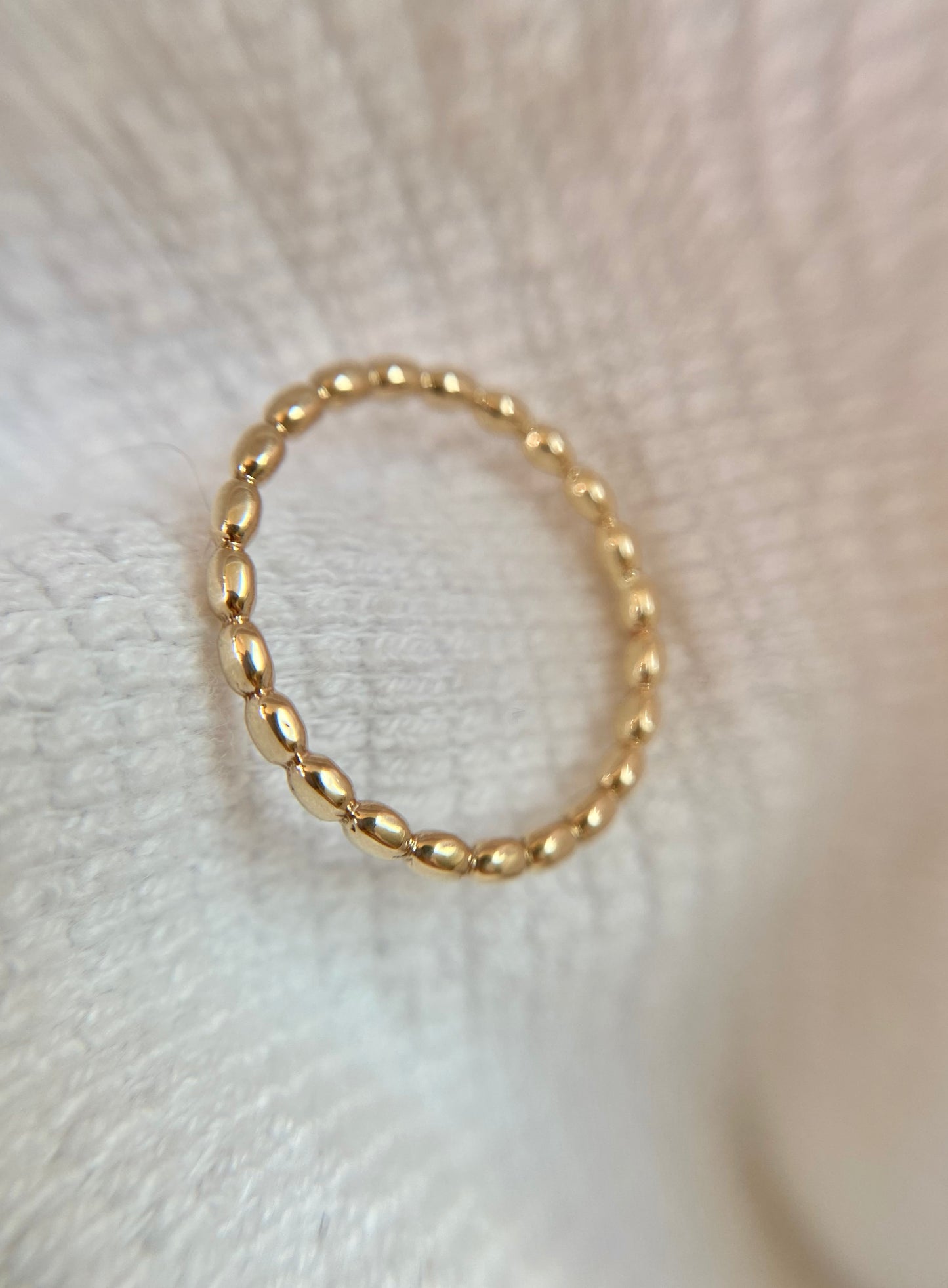 Vintage 9ct Gold Bubble Stacking Band