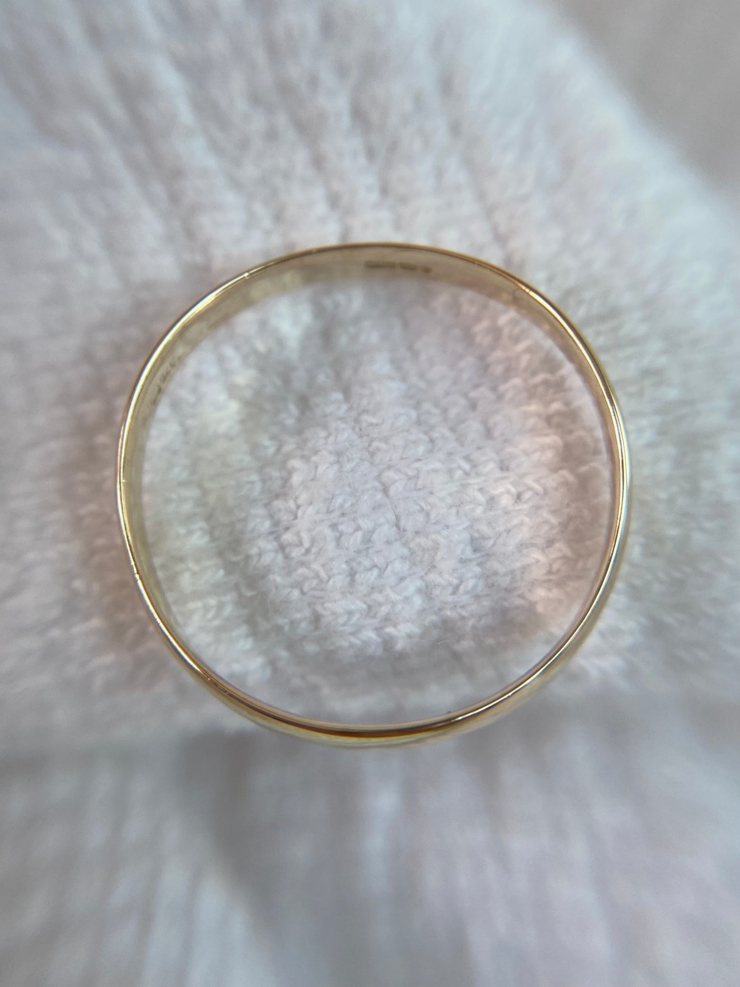 Vintage 9ct Gold Wavy Band