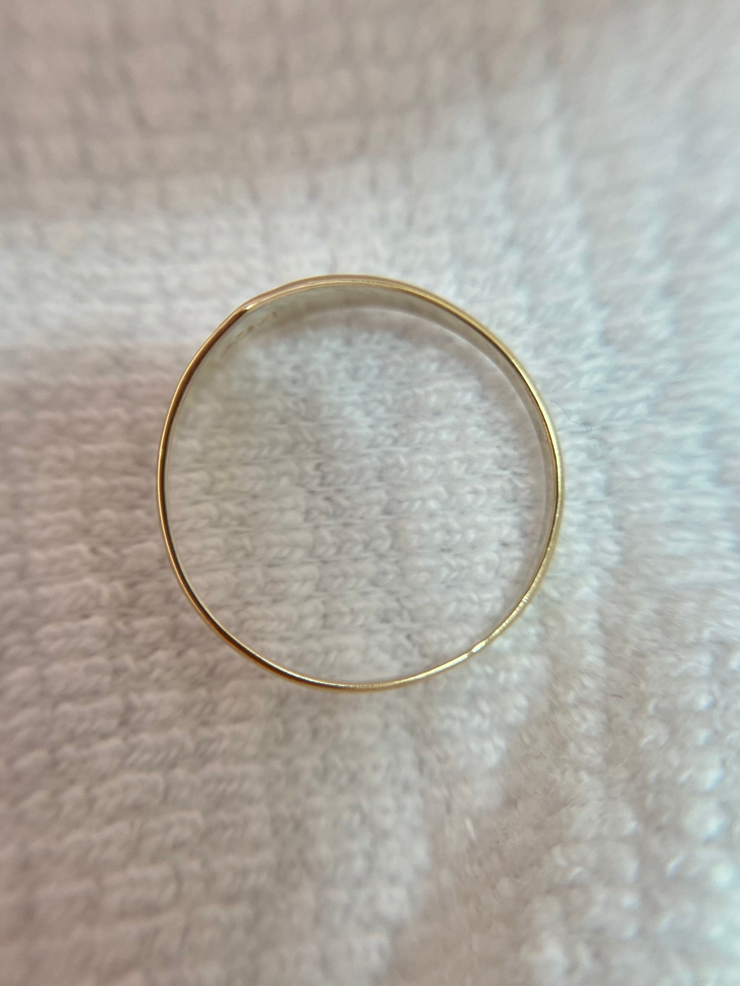 Preloved 9ct Gold Heart Pinky Ring