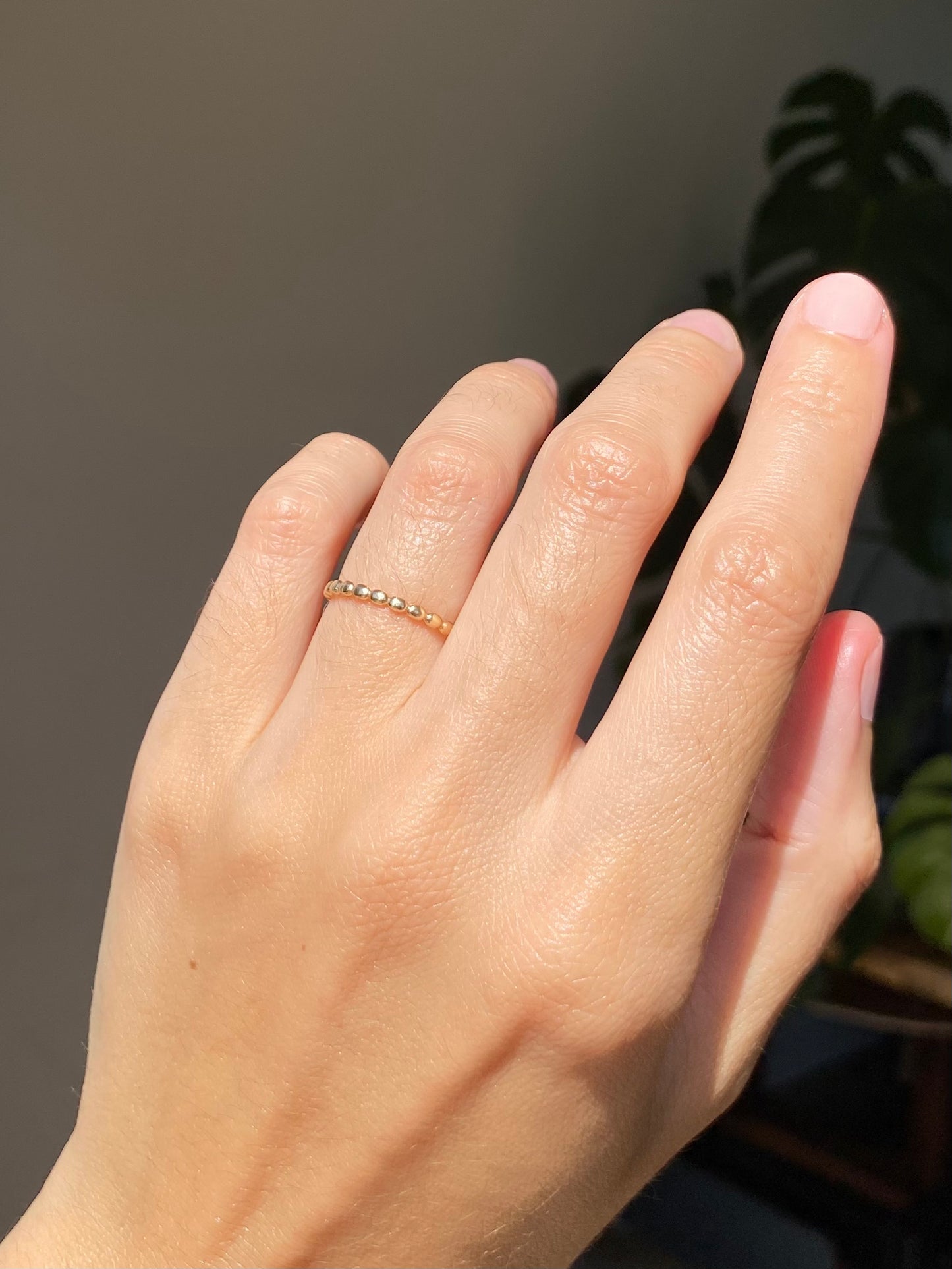Vintage 9ct Gold Bubble Stacking Band