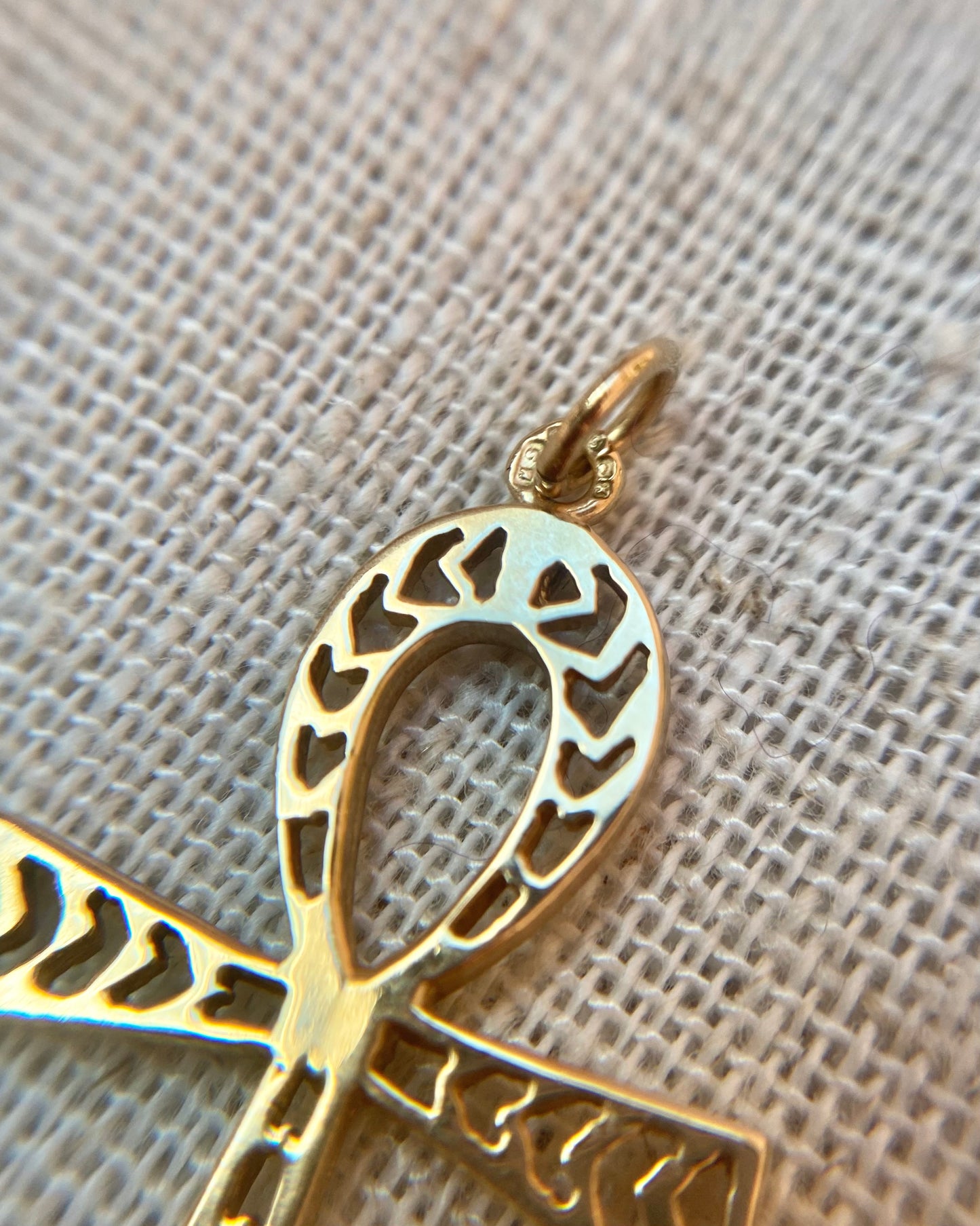 Vintage 9ct Gold Ankh Pendant