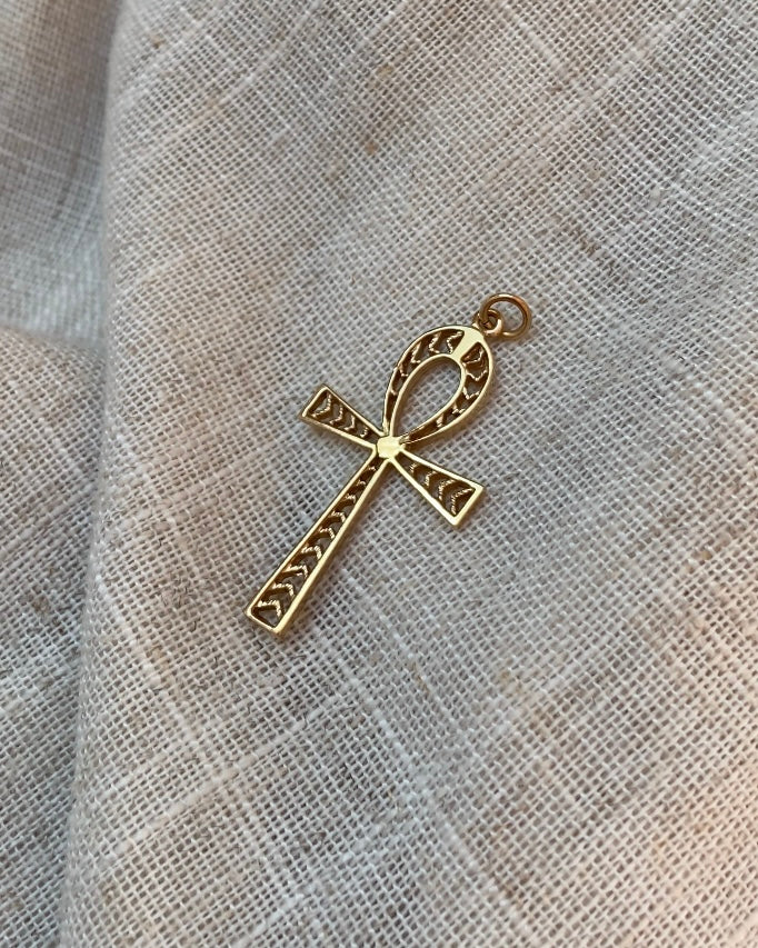 Vintage 9ct Gold Ankh Pendant