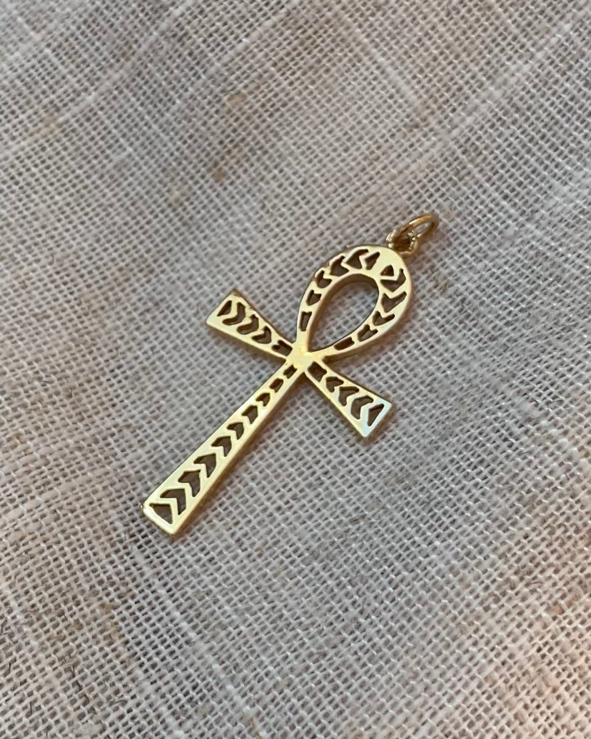 Vintage 9ct Gold Ankh Pendant