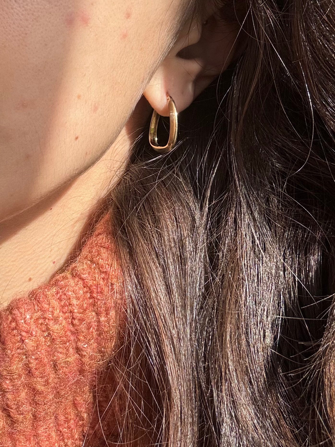 🌟 Preloved 9ct Gold Hoop Earrings