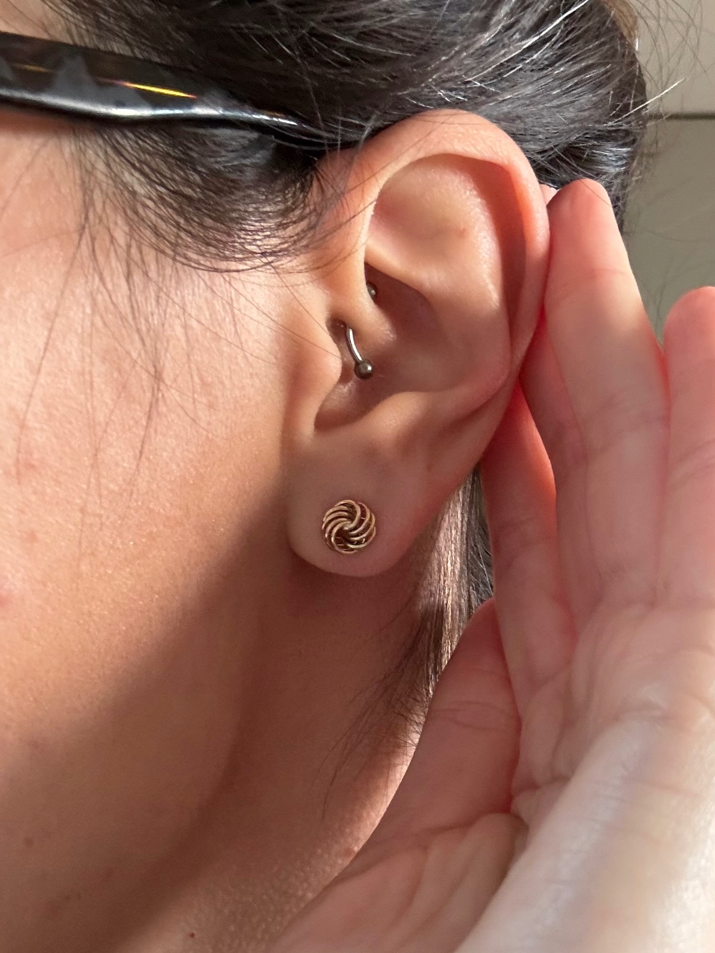 Vintage 9ct Gold Studs